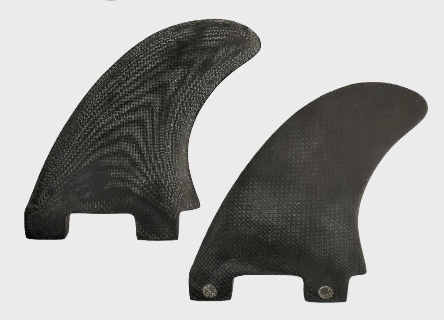 Rigid 2 tab waveski fins - Thruster set