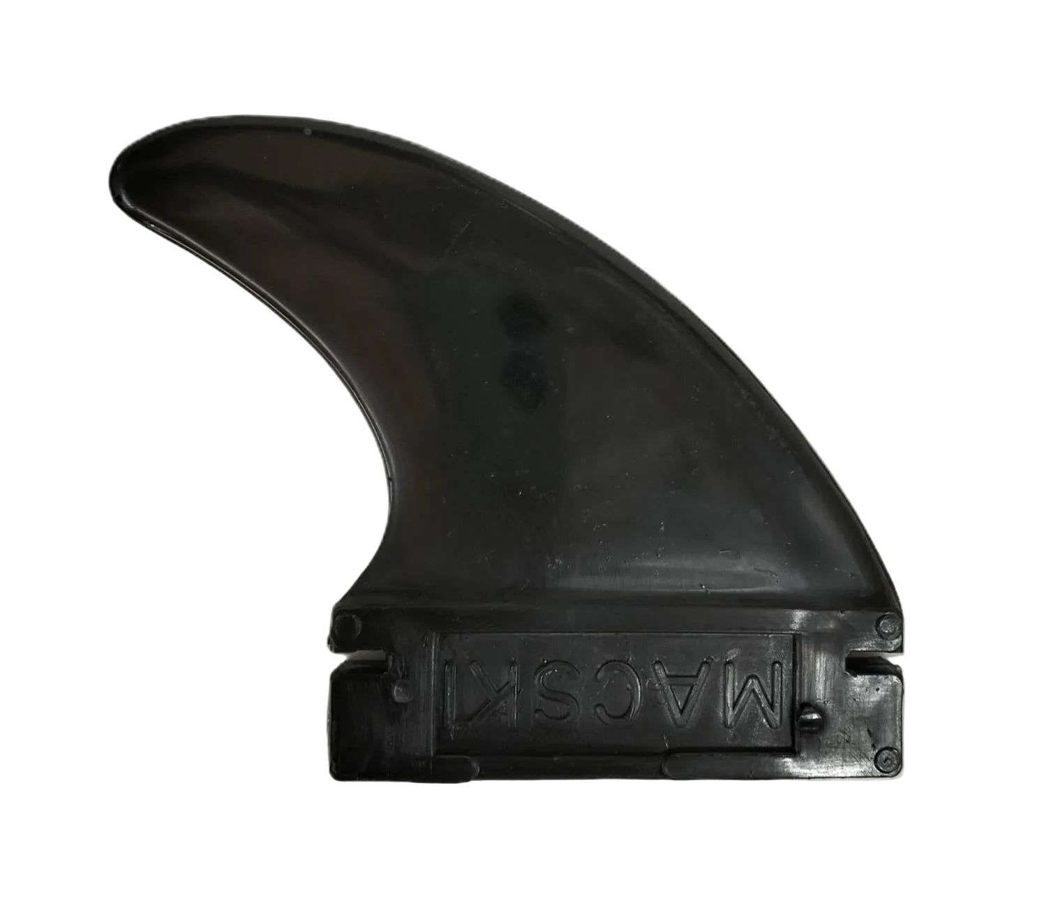 Macski black plastic waveski side fin