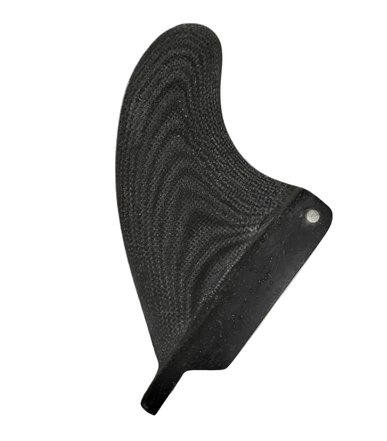Custom shaped high performance waveski fin.